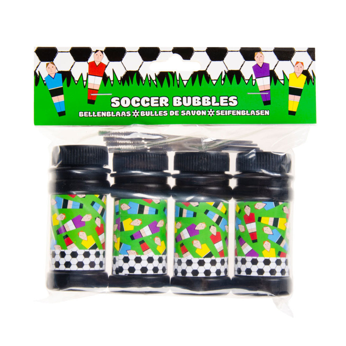 Duckiez boble fodbold, 4x50ml