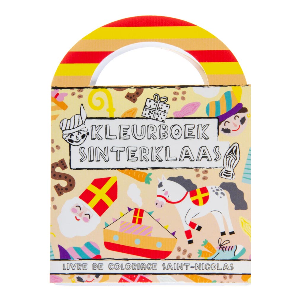 Duckiez malebog med Sinterklaas-klistermærker