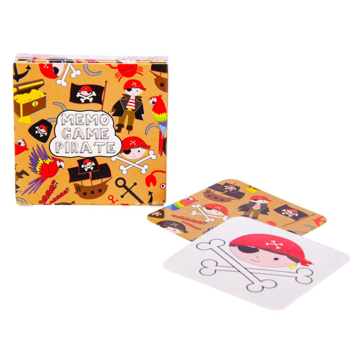 Duckiez mini memo spil pirat, 28 kort