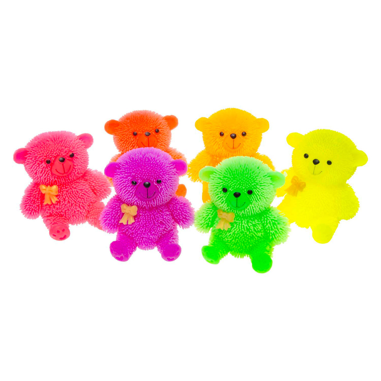 Duckiez puffer bjørn farve, 9 cm