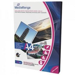 Fotopapirmedieområde a4 250 g m² mat hvid