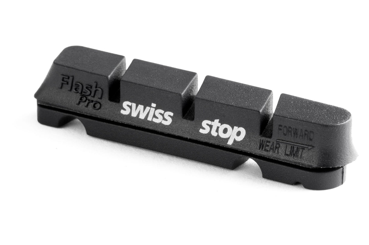 Shimano swissstop bremseklods fælgbremse sram flash pro alu sort (4)