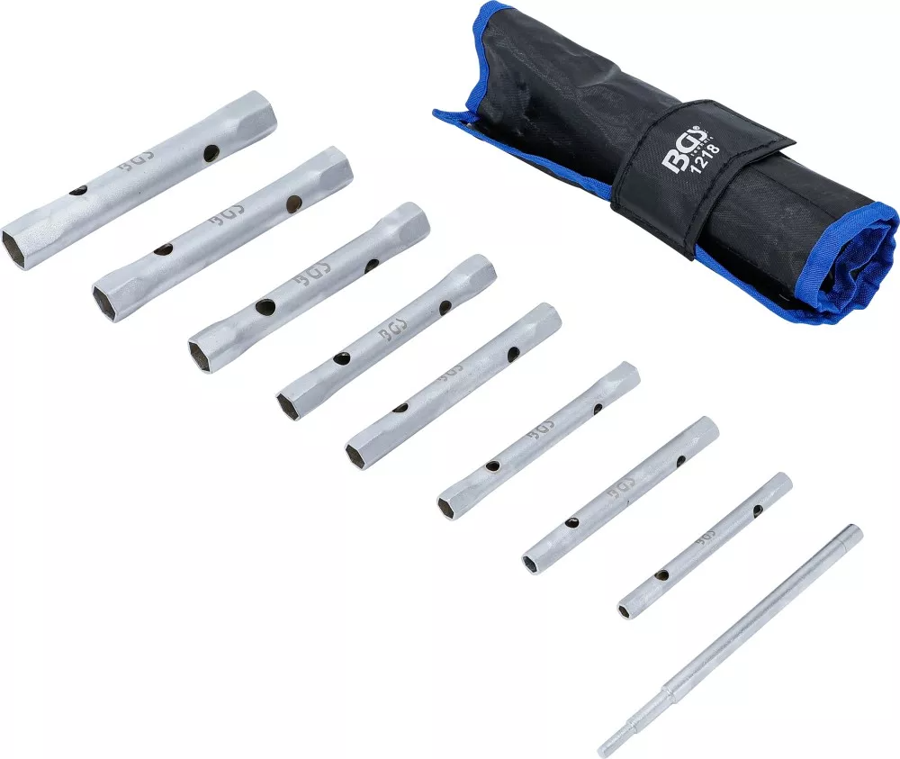 Bgs technic topnøglesæt sw 6 x 7 - 20 x 22 mm 9 stk.
