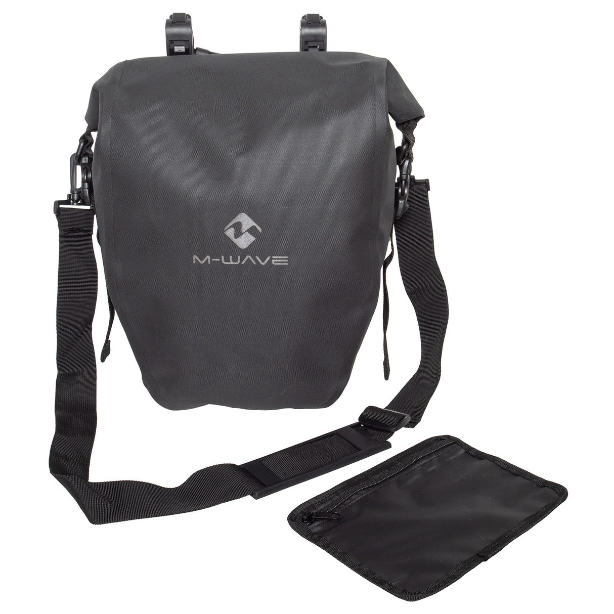 M-wave rough ride ii rack sort serie taske