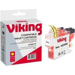 Inktcartridge viking lc3211yl compatibel