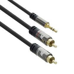 Audio tilslutningskabel act sort ac3605