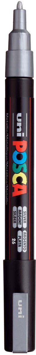 Posca uni uni malertusch 3m sølv