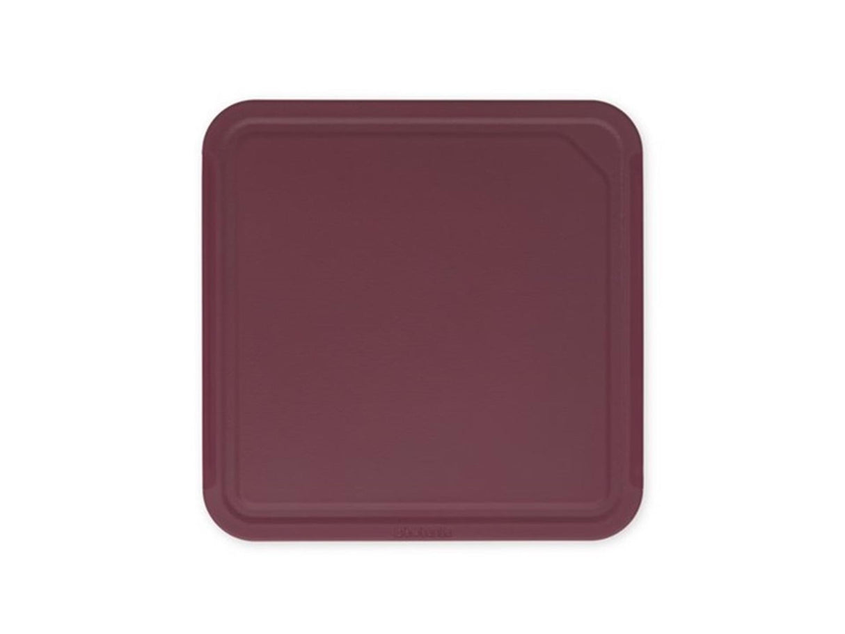 Brabantia tasty+ skærebræt 25x0,8x25 cm auberginerød