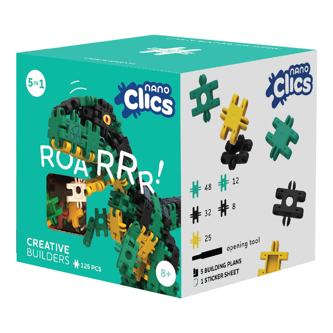 Clics nano - kreative bygherrer, 125 stk.