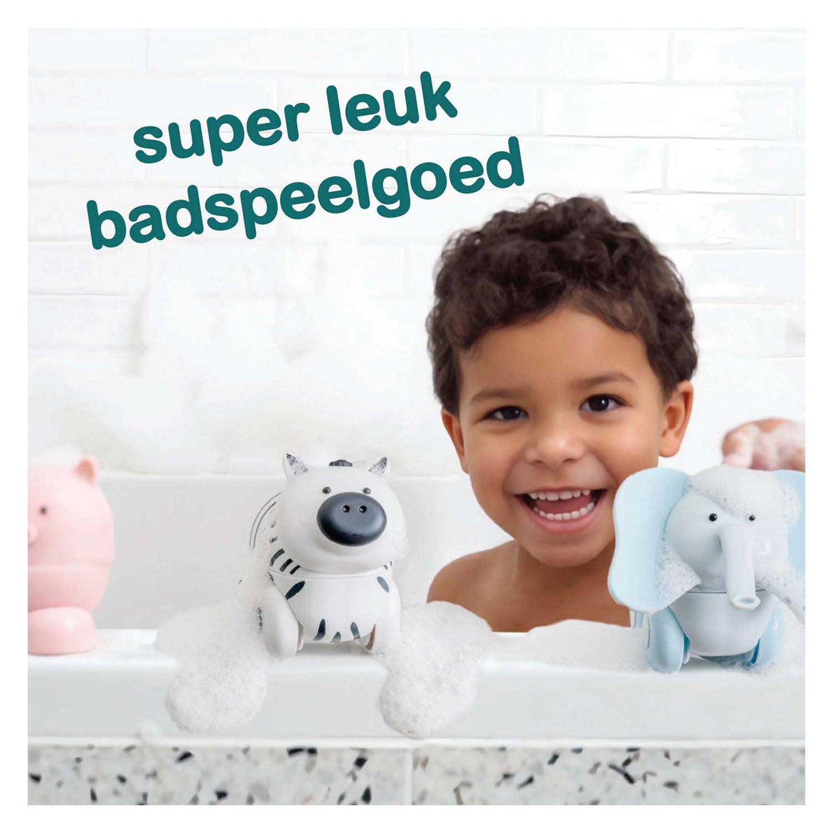 Magimals wheely safari box - interaktive magnetiske dyr på hjul (6 stk.). sjovt og kreativt legetøj, perfekt til badet eller på farten!