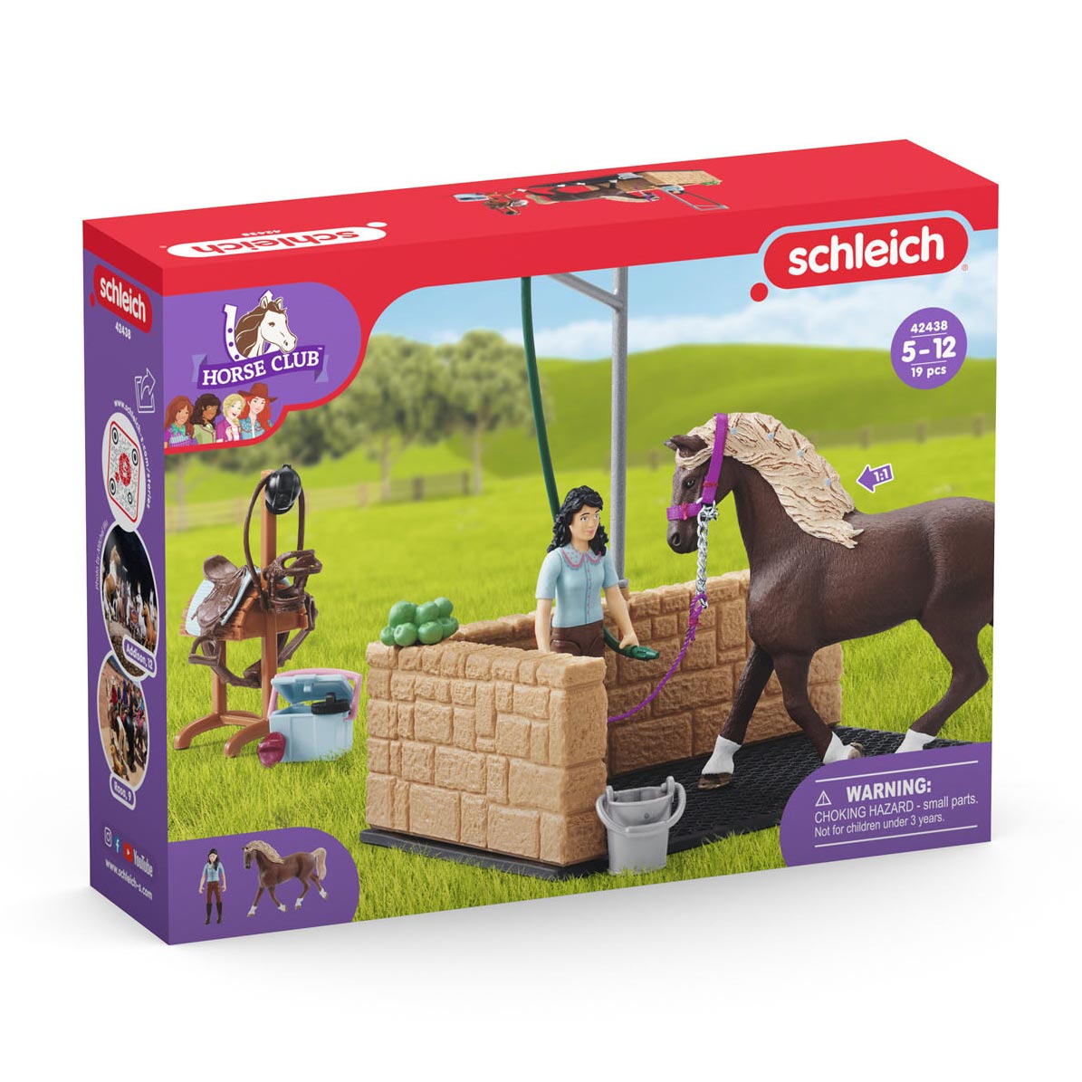 Schleich Horse Club hestevaskeboks med Emily og Luna fra Hor 42438