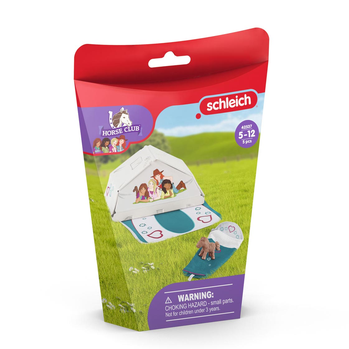 Schleich hesteklub tilbehør camping 42537