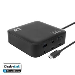 Act tilslutning USB-C dockingstation ac7150 (sort)