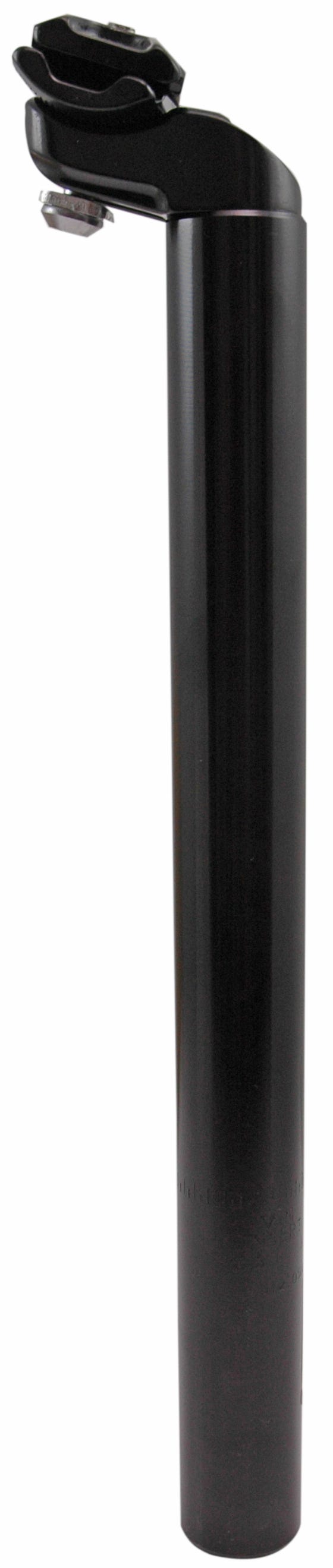 Sædepost fast 31,6 x 350 mm aluminium sort