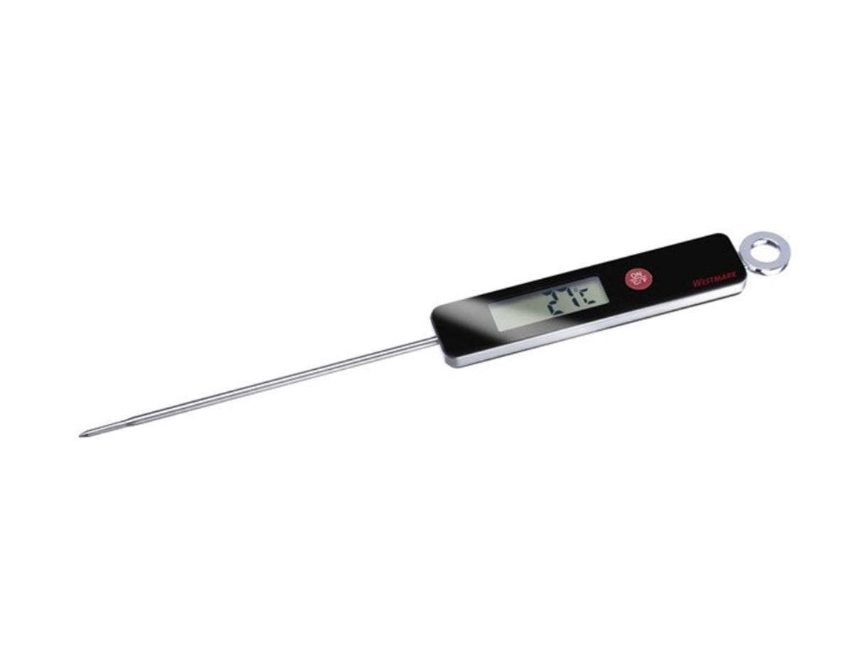 Westmark indføringstermometer plast rustfrit stål 27,7x2,5x1,1cm inklusive batterier
