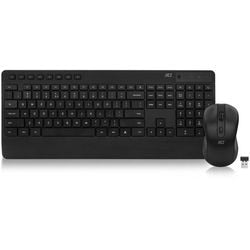 Act tastatur og mus ac5725 trådløs qwerty sort