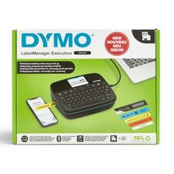 Dymo label manager executive 640 cb bærbar etiketprinter | kompakt etiketmaskine med qwerty-tastatur | Bluetooth og USB-forbindelse | Kompatibel med D1 standard og holdbare etiketter