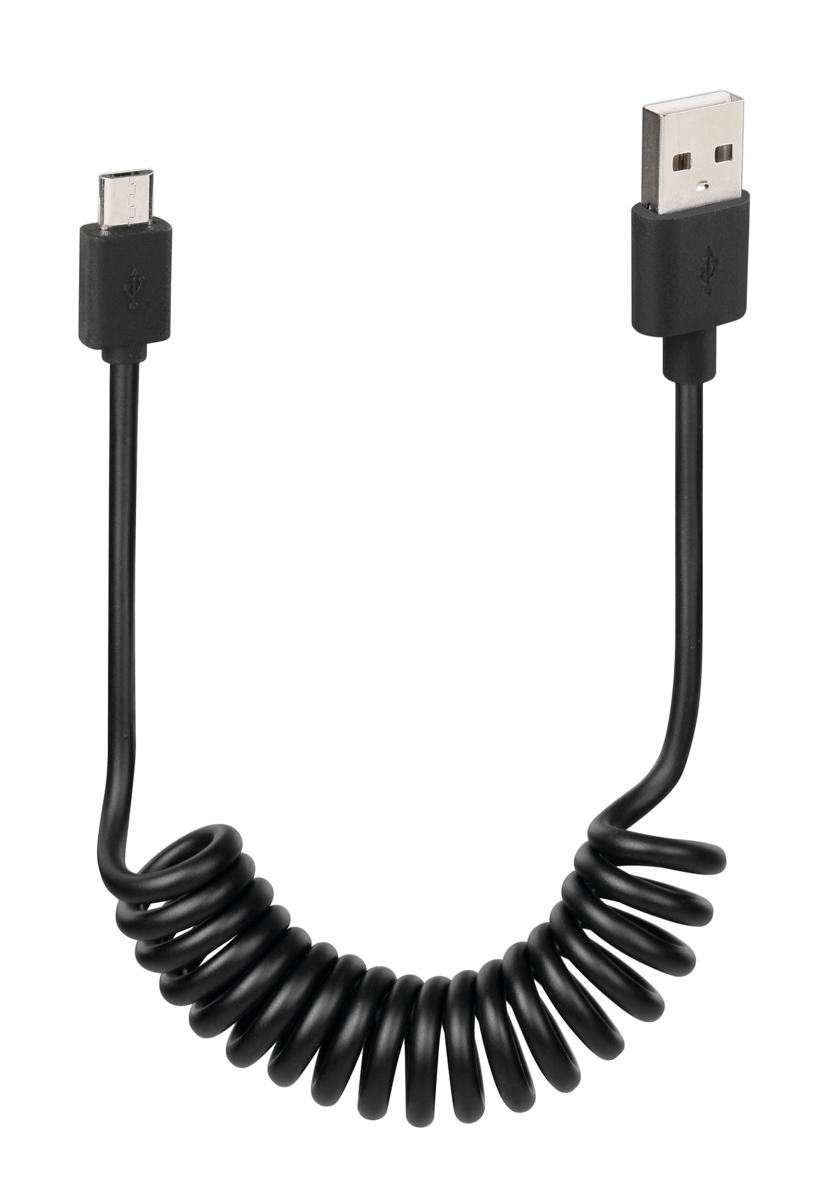 Lampa kabel Lampa curling kabel micro USB 1 meter sort