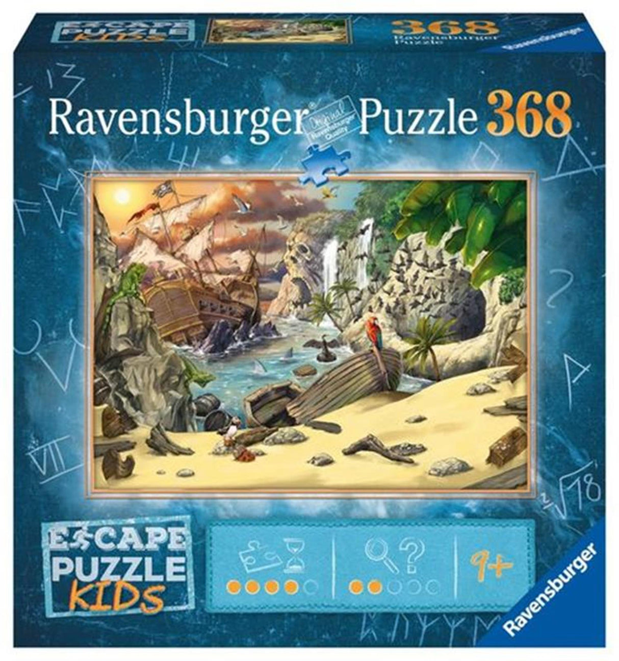 Ravensburger flugt puslespil børn pirater 368 brikker