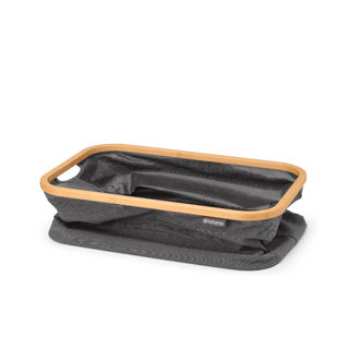 Brabantia vasketøjskurv - foldbar - 40 l - pebersort