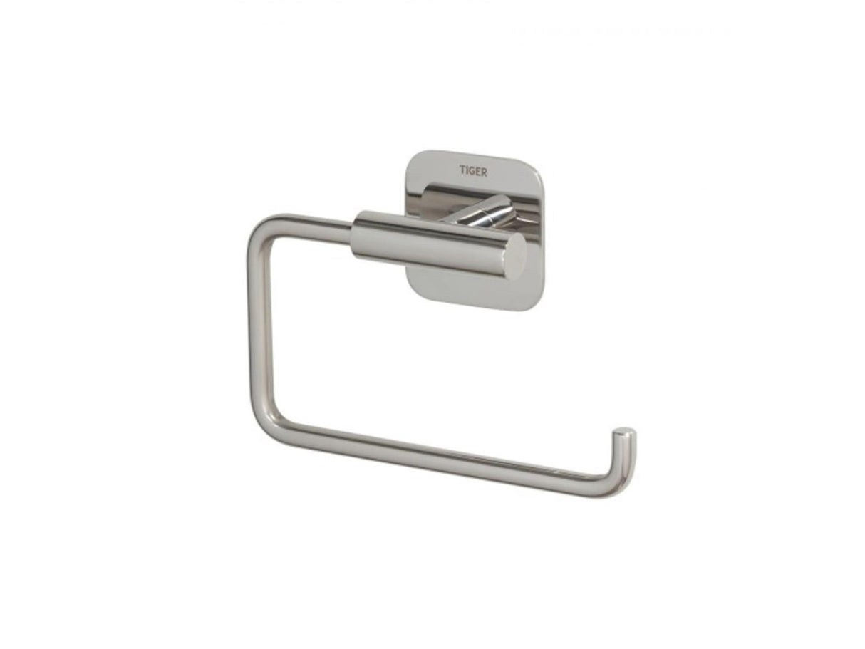 Tiger colar toiletrulleholder uden klap poleret rustfrit stål 146x99x34mm
