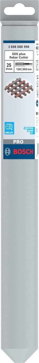 Bosch pro sds plus armeringsboremaskine, 25 x 120 x 300 mm