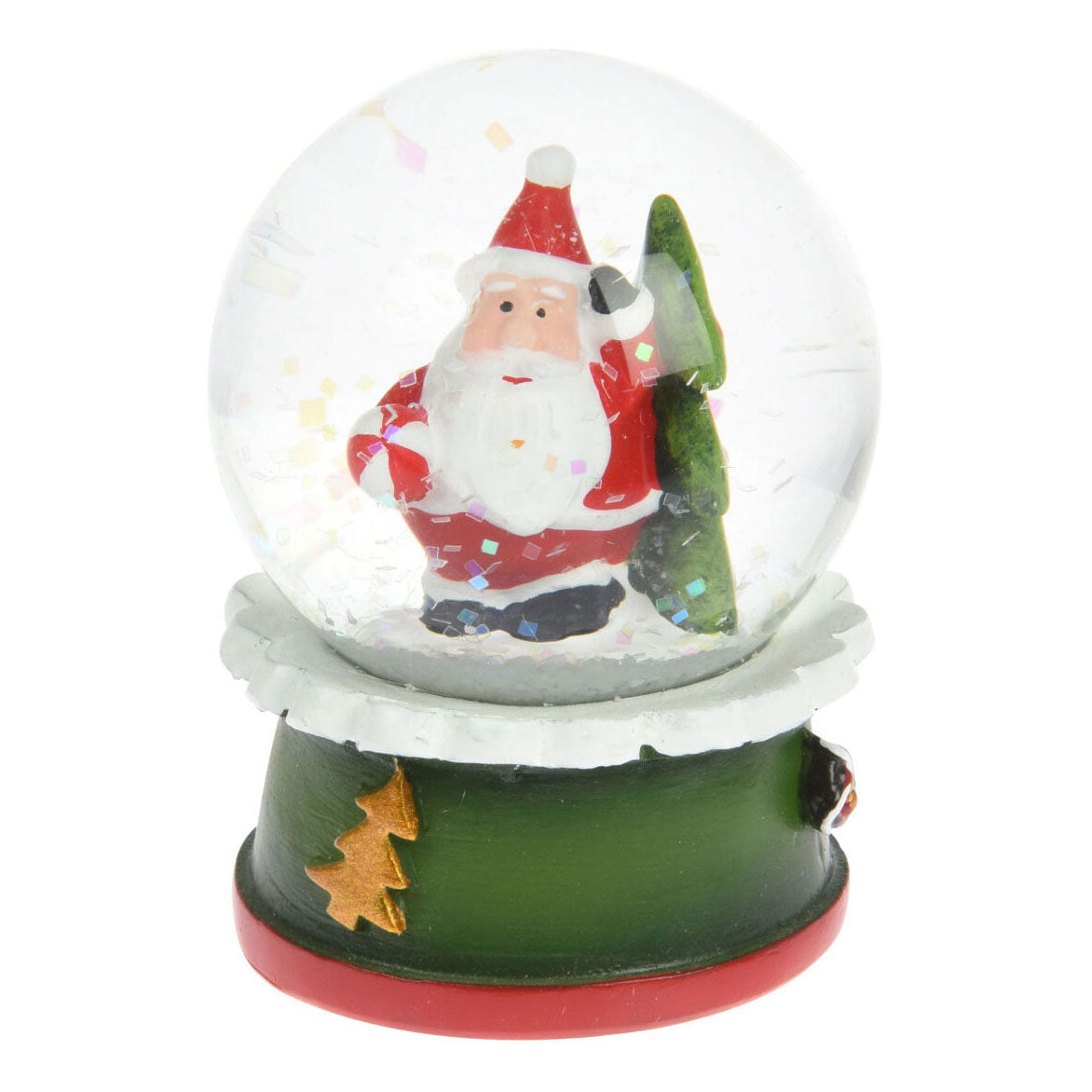 Vandkugle med julefigur, 4,5cm