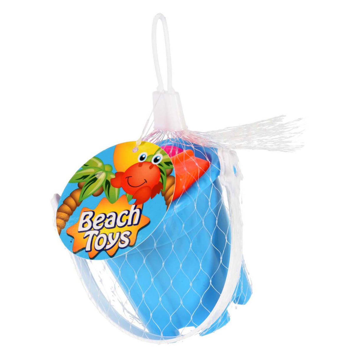 Fyldt mini strandspand, 6 stk