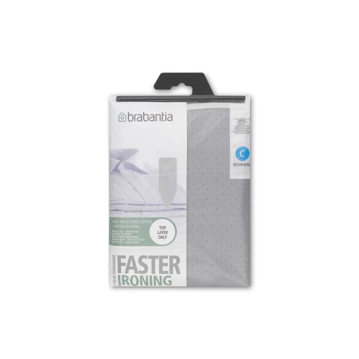 Brabantia cover 124x45 metallic c