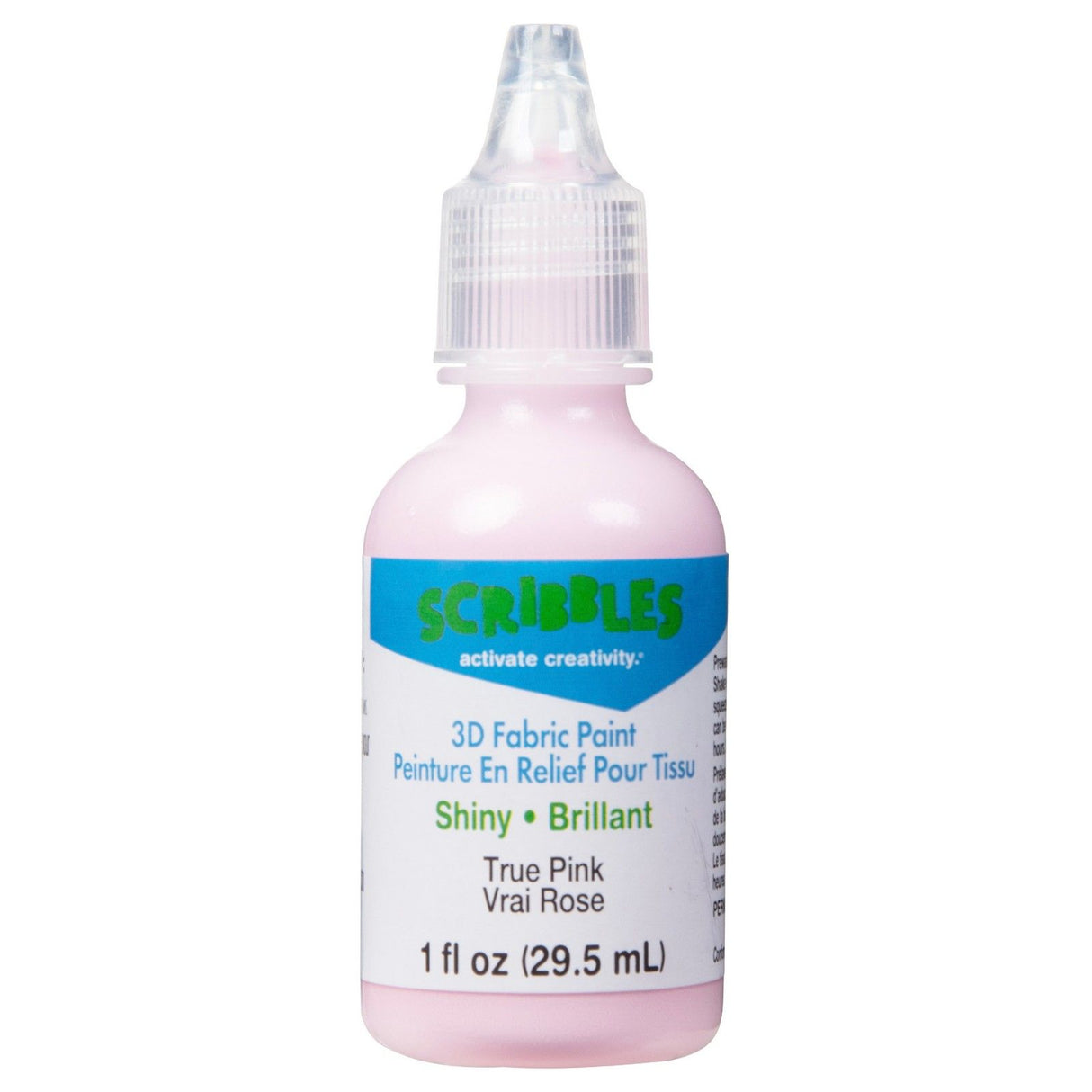 Skriblerier • 3D tekstilmaling blank 29,5ml pink