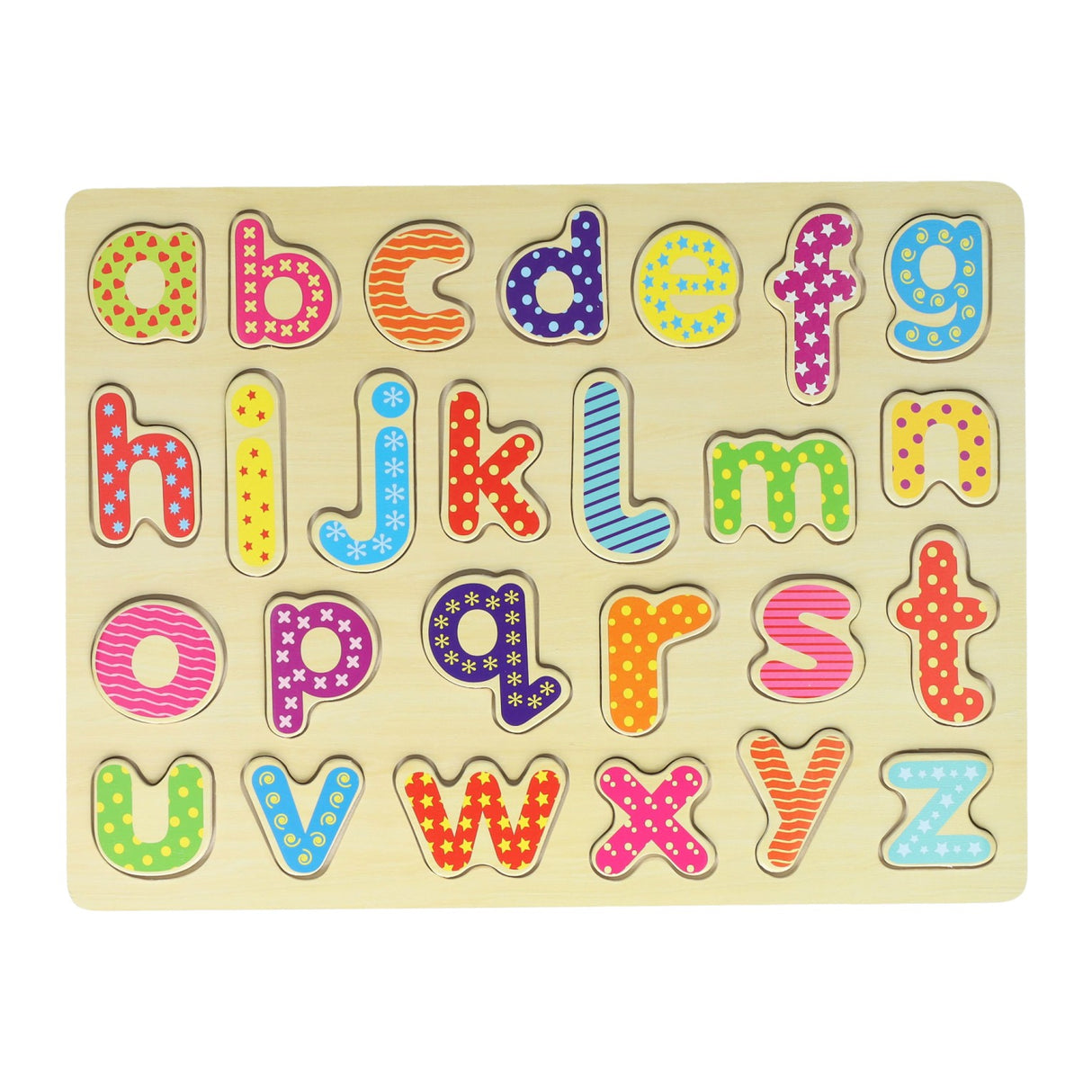 Houten alfabetpuzzel - 26st.