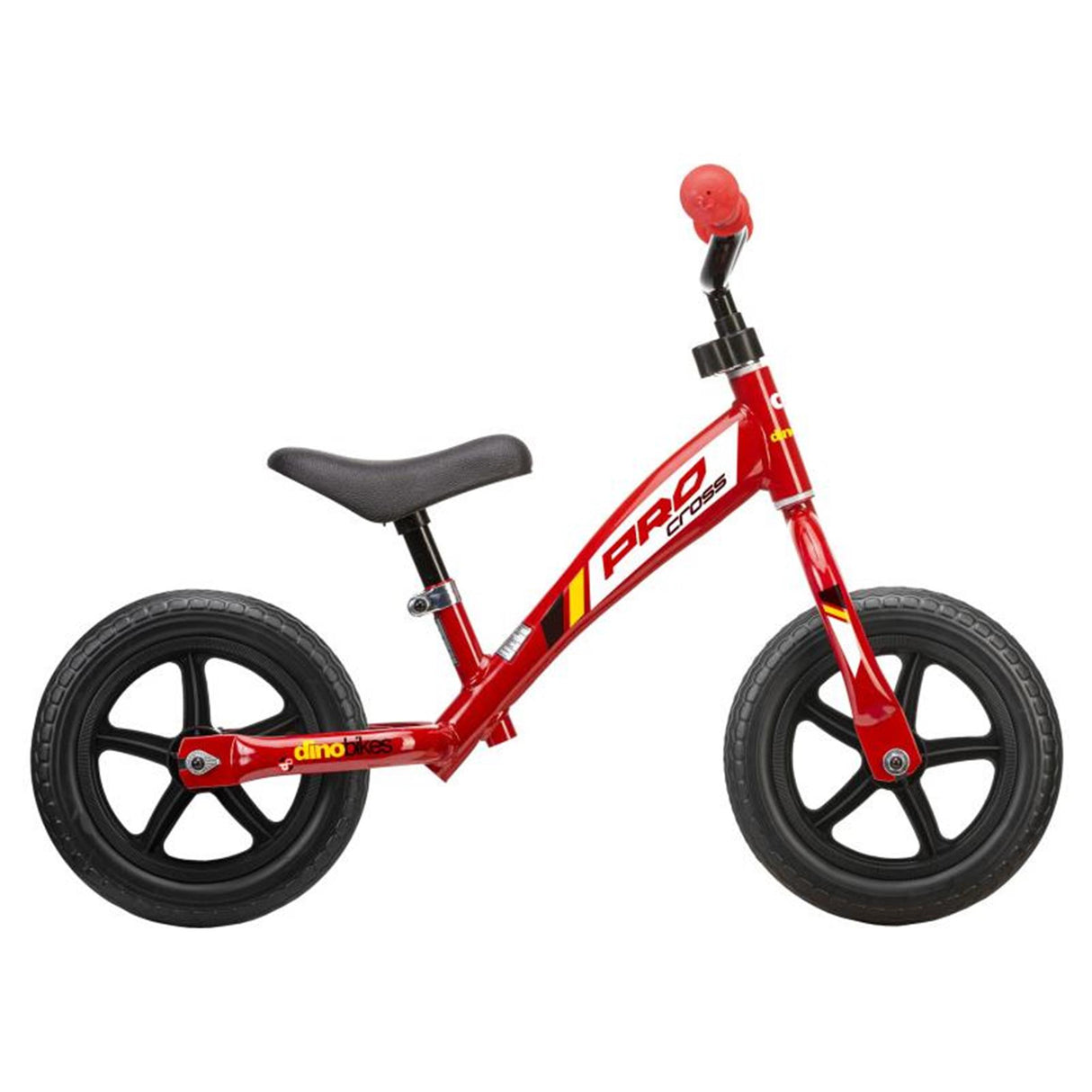 Dino cykler dino balancecykel pro cross 12 tommer rød sort