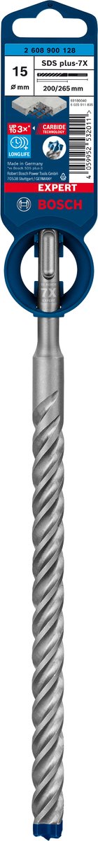 Bosch expert sds plus-7x borehammer 15 x 200 x 265 mm