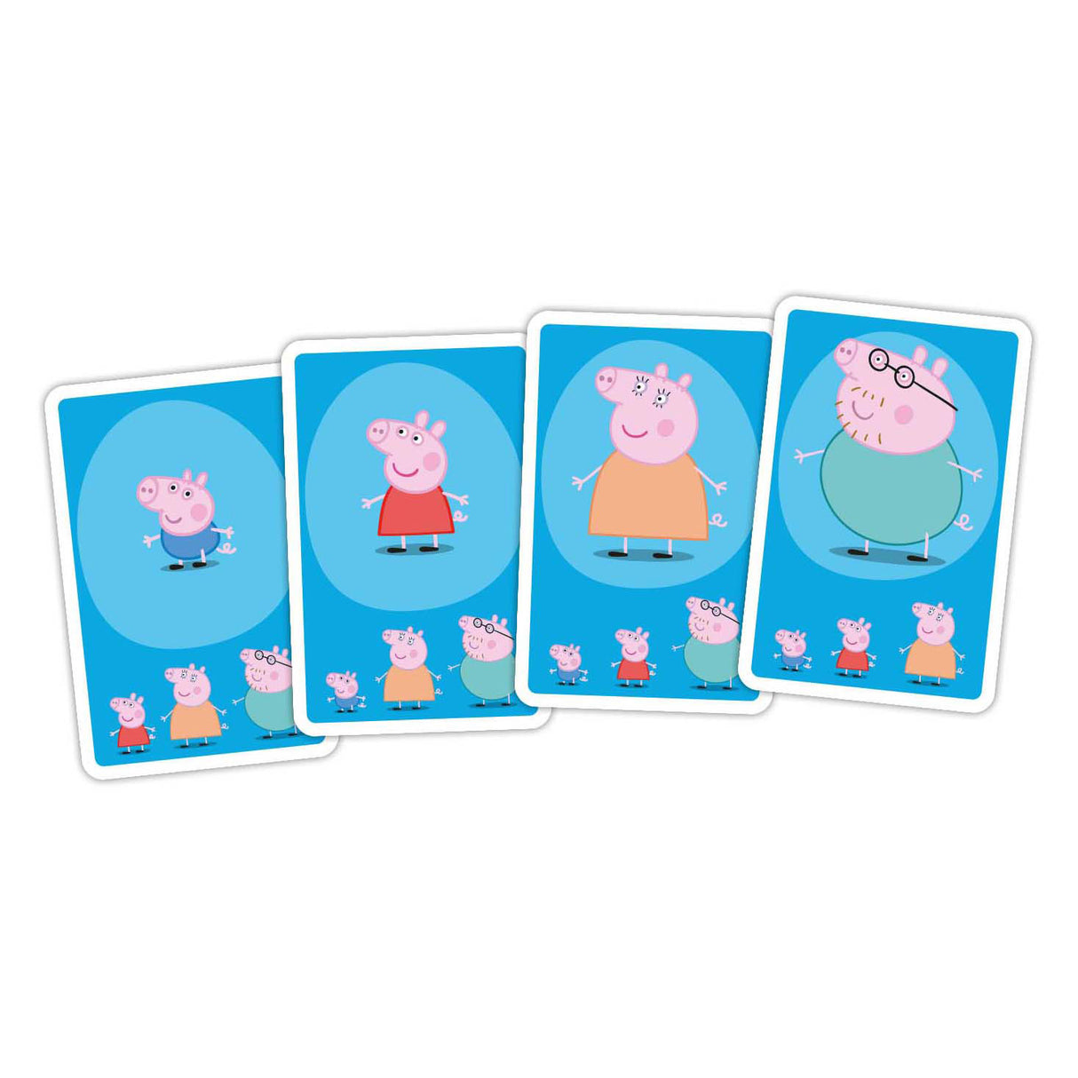 Taktisk peppa pig kvartet – kortspil – børnespil – fra 4 år – 2-4 spillere