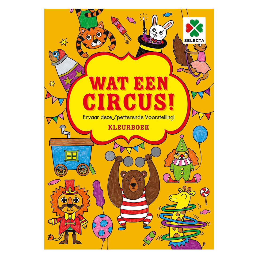 Vælg hvad i cirkus! malebog