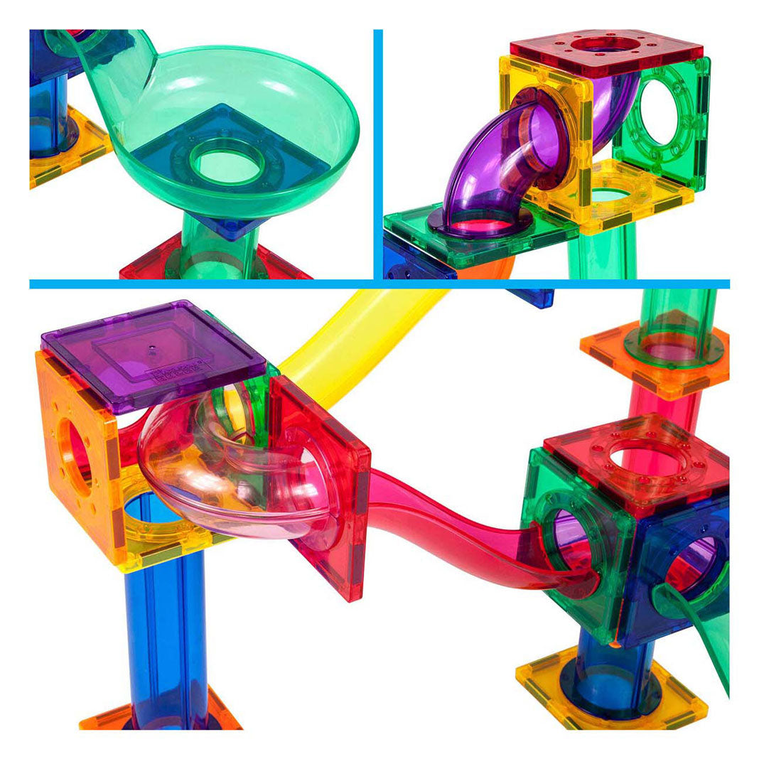 Selecta picassotiles marmorløb - magnetiske bygningsfliser - 50 stk.