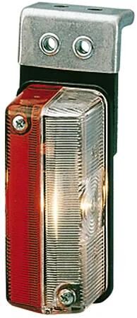Hella omrissleuchte markeringslygter 92x37mm m.gummiwinkel