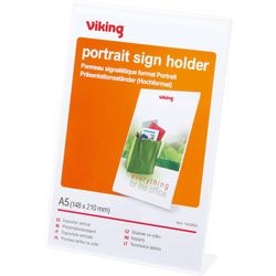 Bordhouder vk a5 transprant schuinstaand model