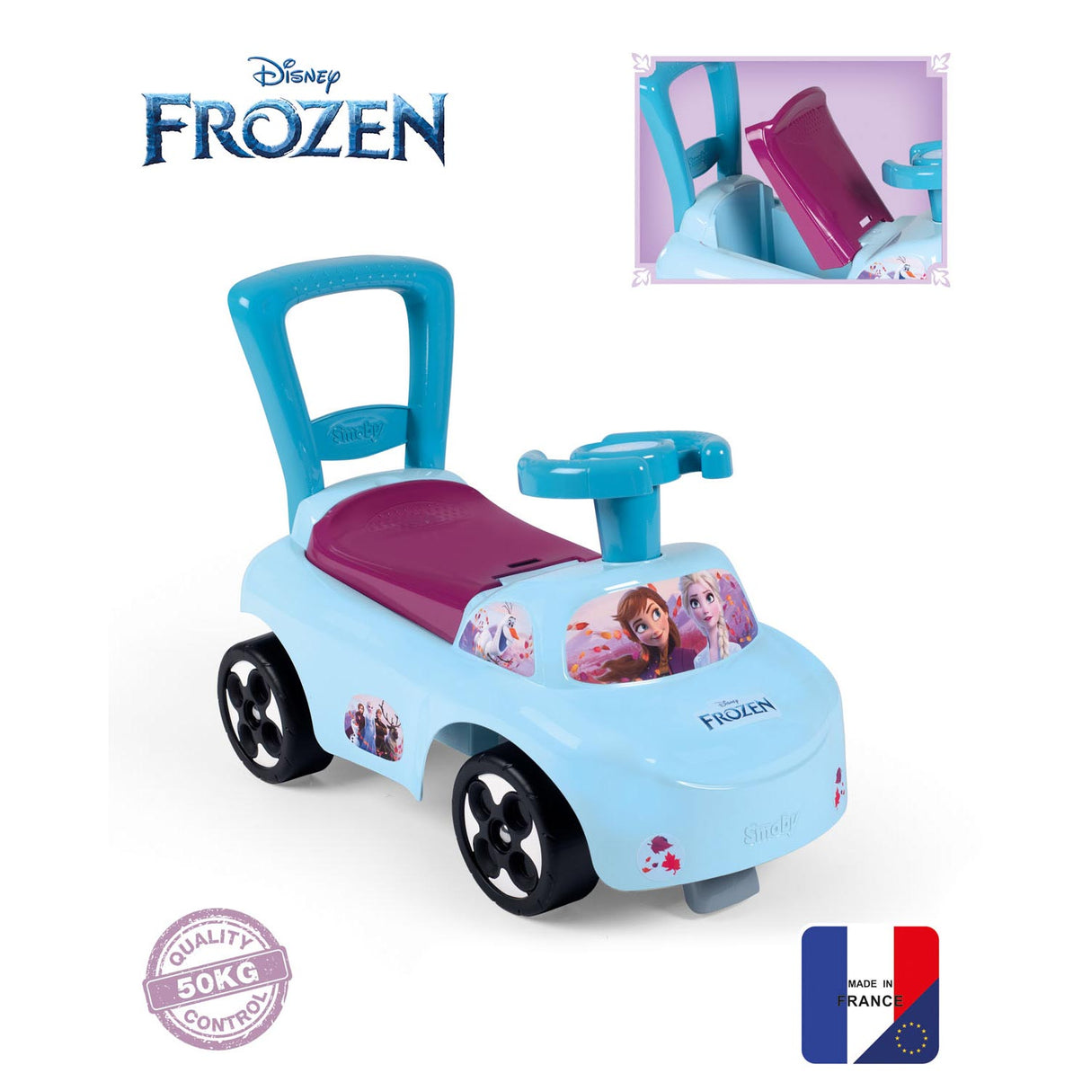 Smoby Frozen Auto Ride på