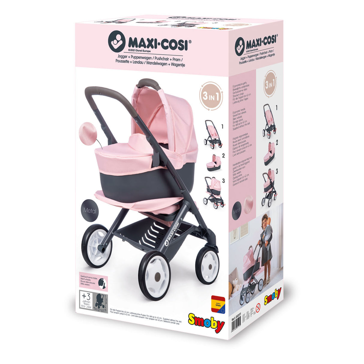 Smoby - Maxi -Cosi Poppagen 3in1