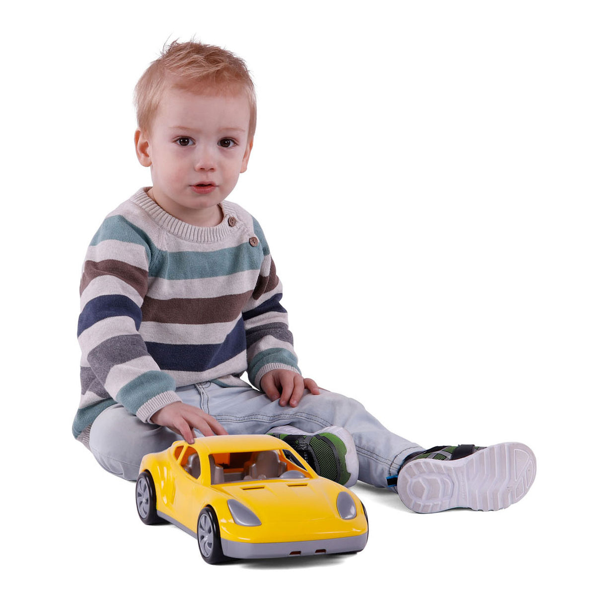 Cavallino racing bil gul, 36 cm