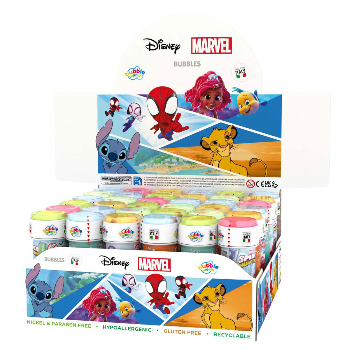 Disney bobleblow marvel - 36x60ml.