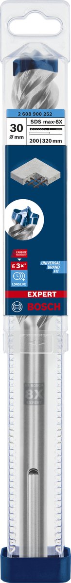 Bosch ekspert sds max-8x borehammer 30 x 200 x 320 mm