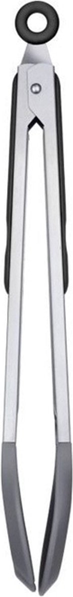 Westmark serveringstang salattang rund rustfri stål silikone maxi 32,5cm