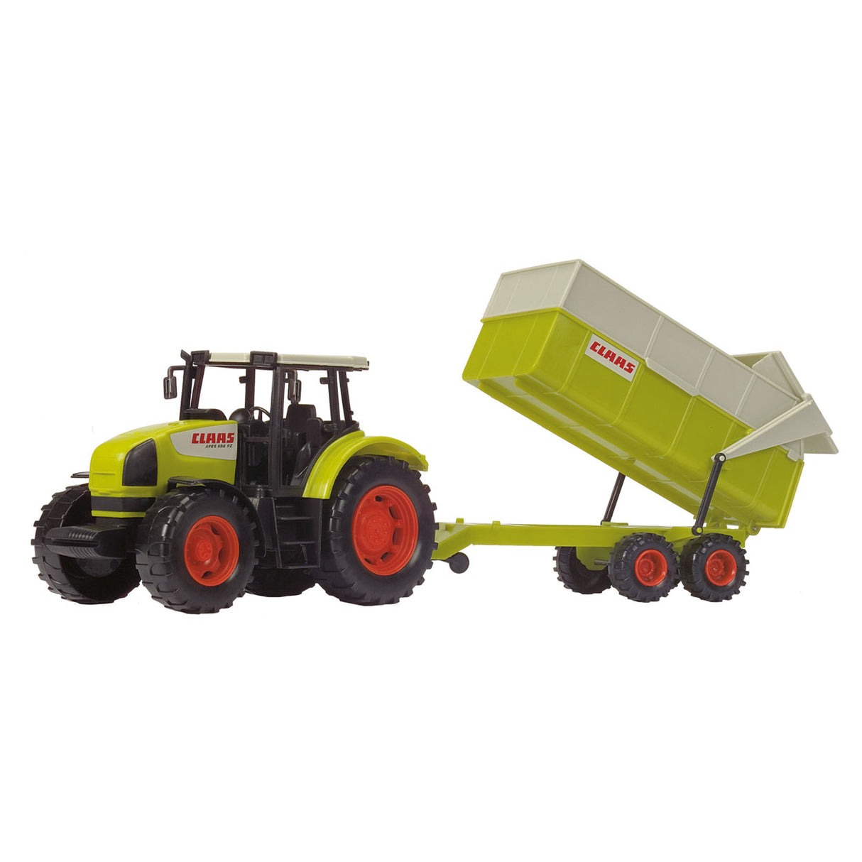 Dickie toys claas - traktortrailer - 57 cm - legetøjskøretøj