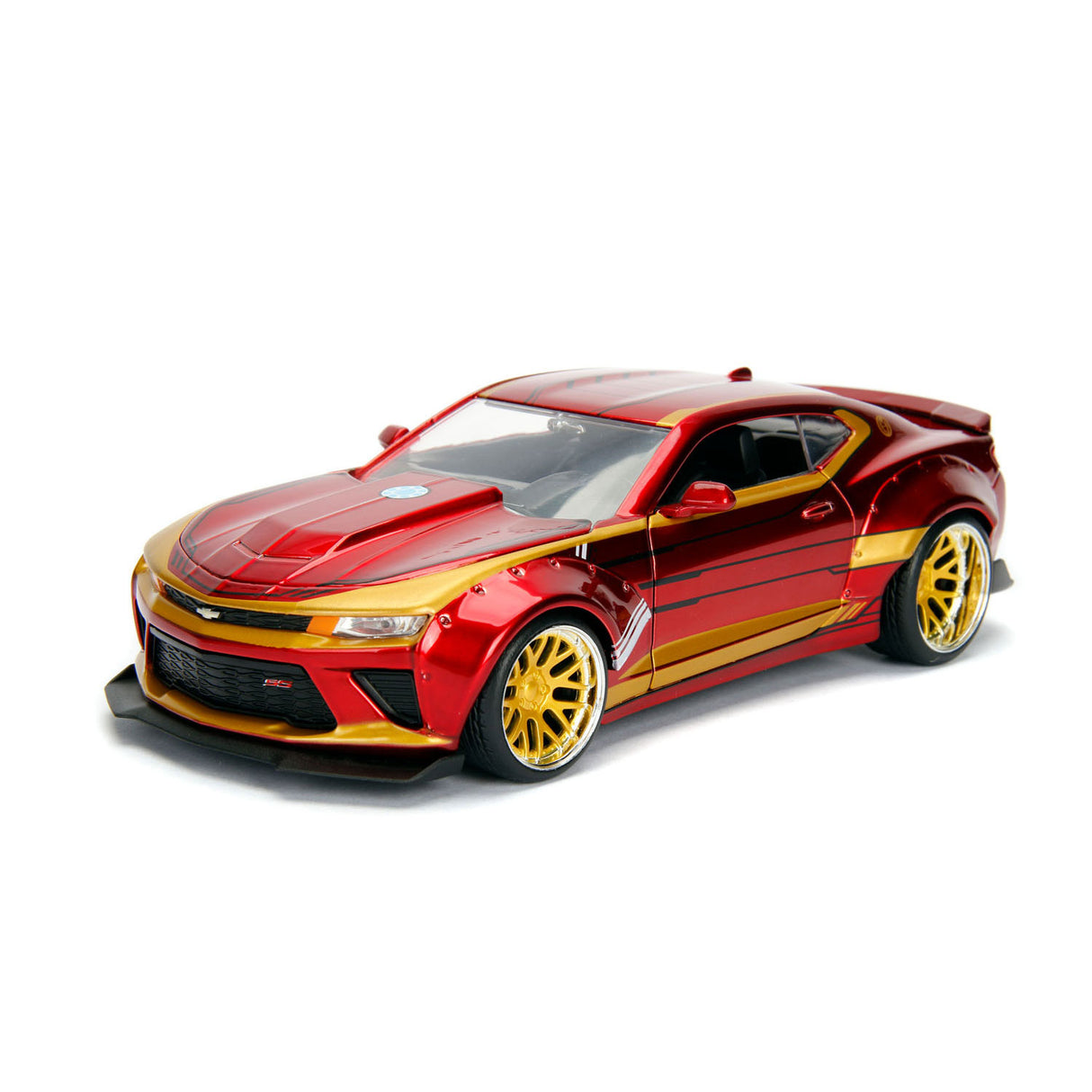 Jada legetøj - marvel ironman 2016 chevy camaro ss - 1:24 - die-cast - fra 8 år - legetøjskøretøj