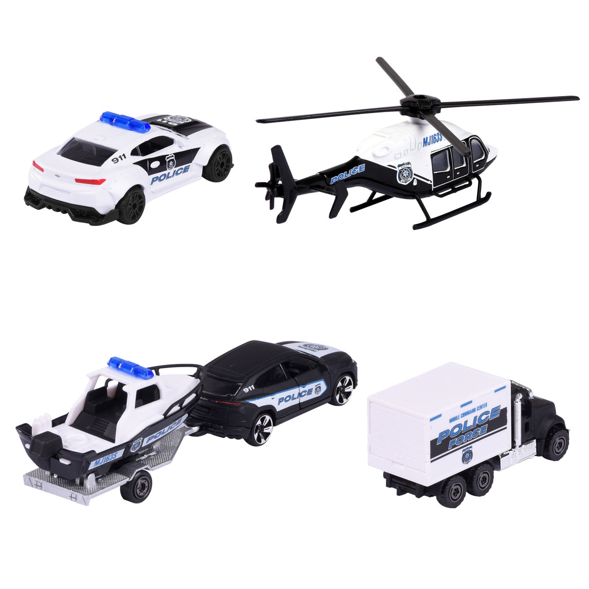 Majorette Police Force Cars Giftpack, 4 ..