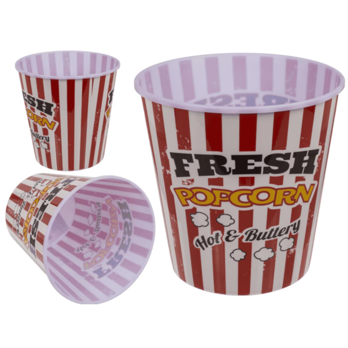 Ootb popcorn kop plast 18cm