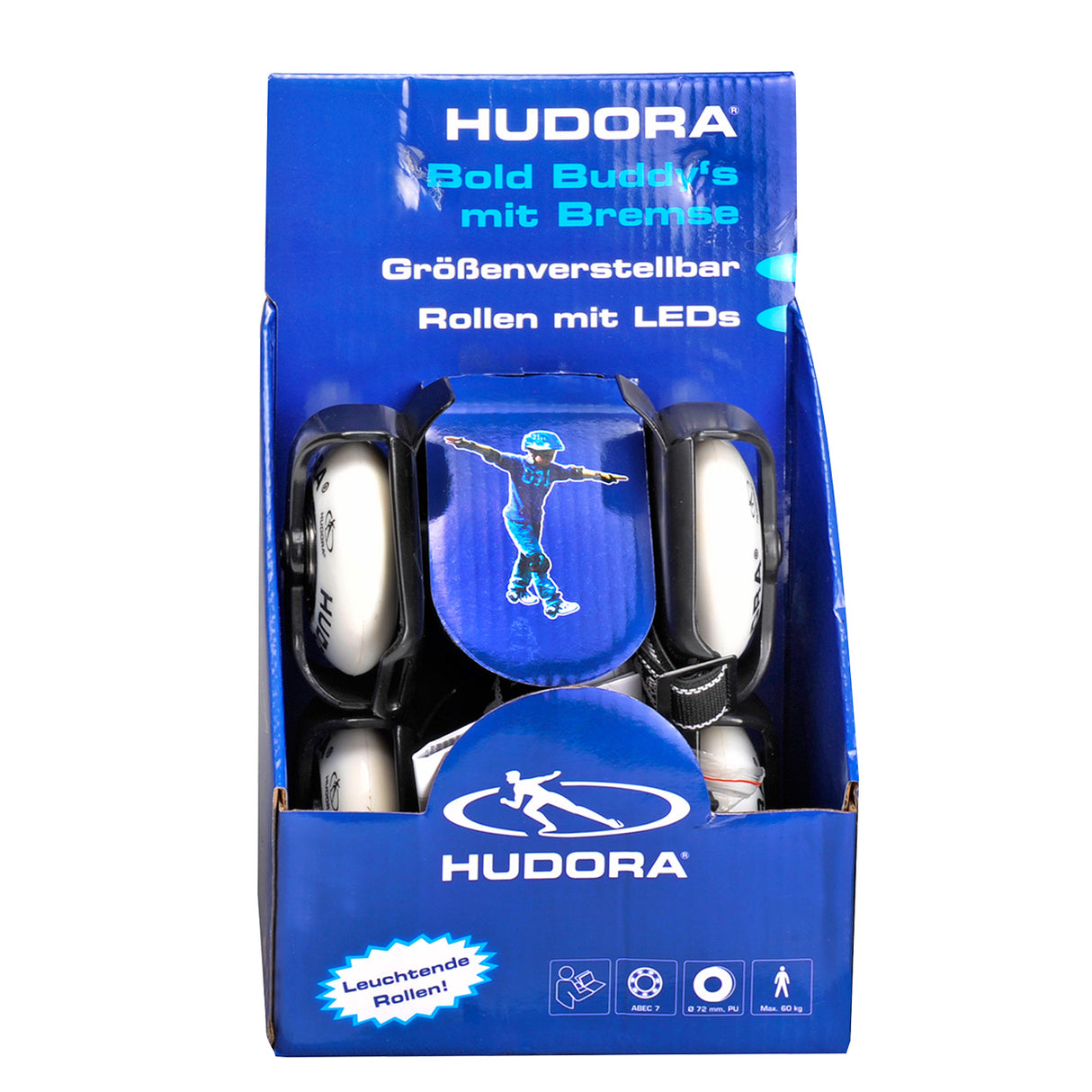 Hudora hugger hjul med lys