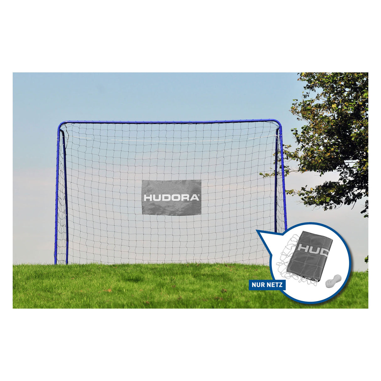 Hudora fodboldmål, 213 cm